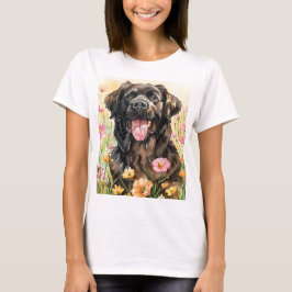 Newfoundland Watercolor Kvinnors T-Shirt