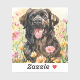 Newfoundland Watercolor Sticker Klistermärken