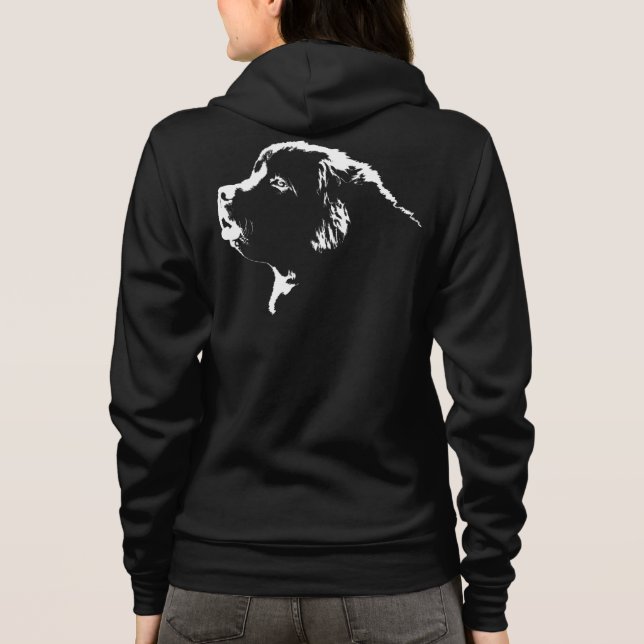 Newfoundlander Jacka Kvinnors Newfoundland Jacka T-shirt (Baksida)