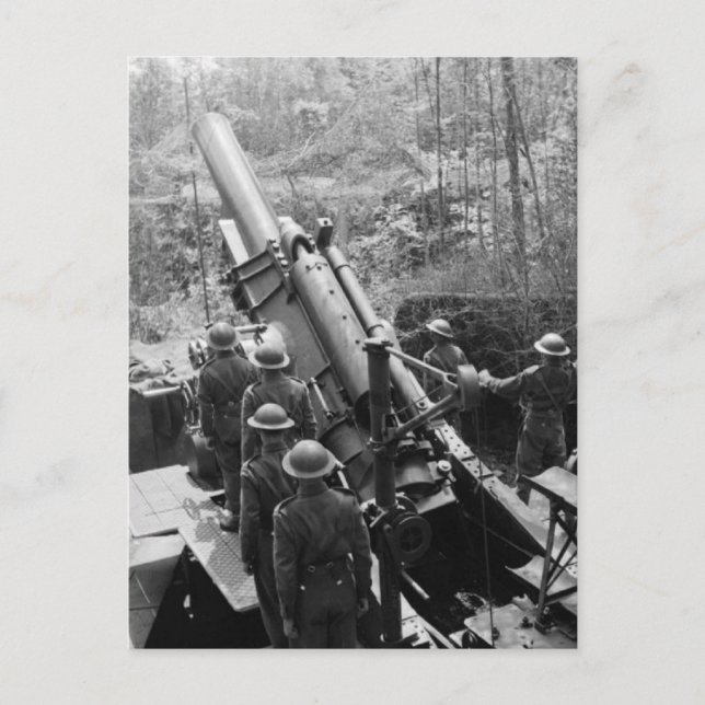 Newfoundlanders vid Krig Vykort (Framsida)