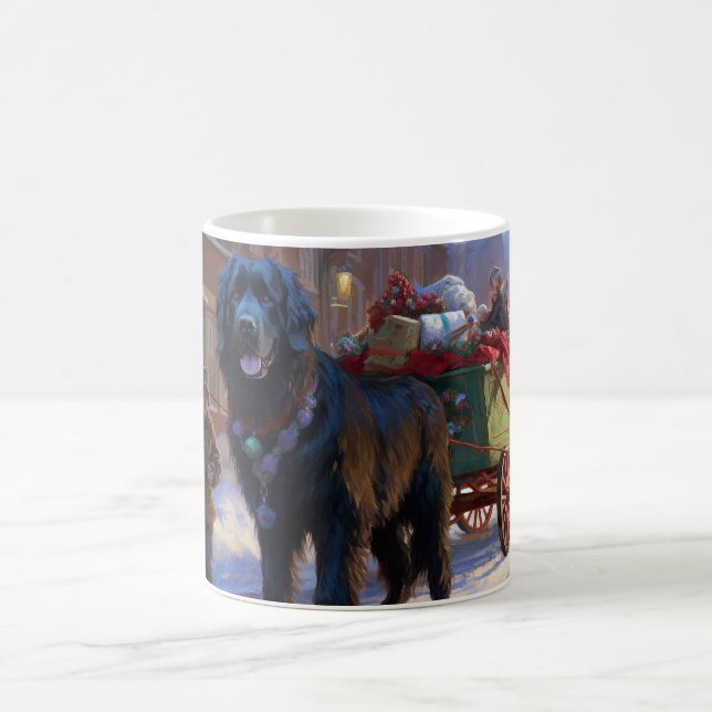 Newfoundlands julfirande säsong kaffemugg (Center)