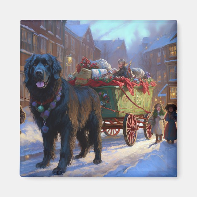Newfoundlands julfirande säsong magnet (Framsidan)