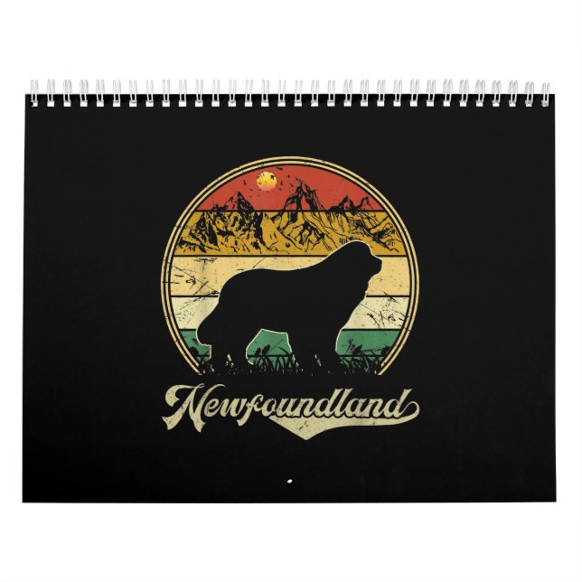 Newfoundlands utformning | Lustigt bidrag till hun Kalender (Omslag)