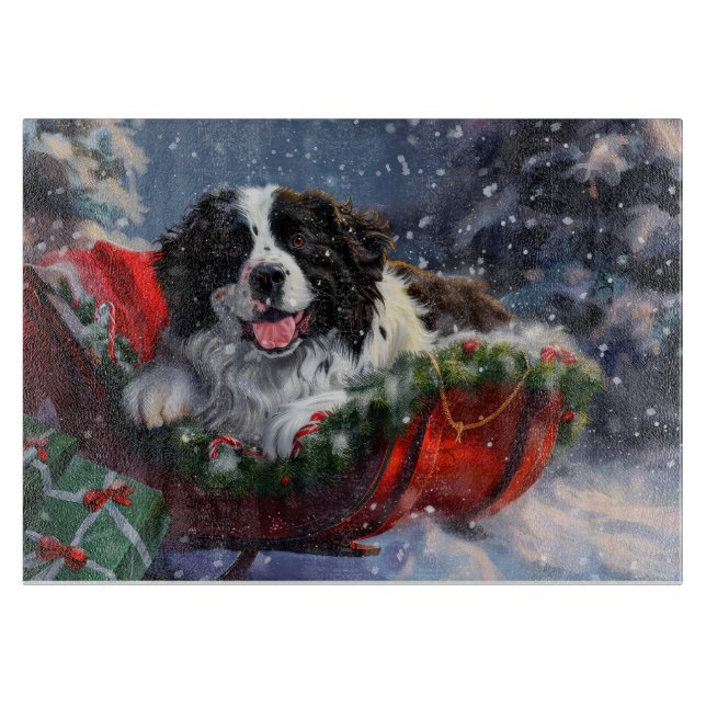 Newfoundlandshund Jul Festivitet (Framsidan)