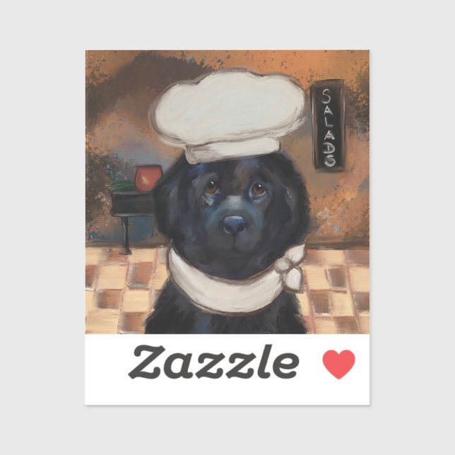 Newfoundlandshund Klistermärken (Ark)