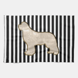 Newfoundlandshund kökshandduk