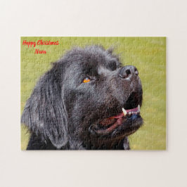 Newfoundlandshund. Pussel
