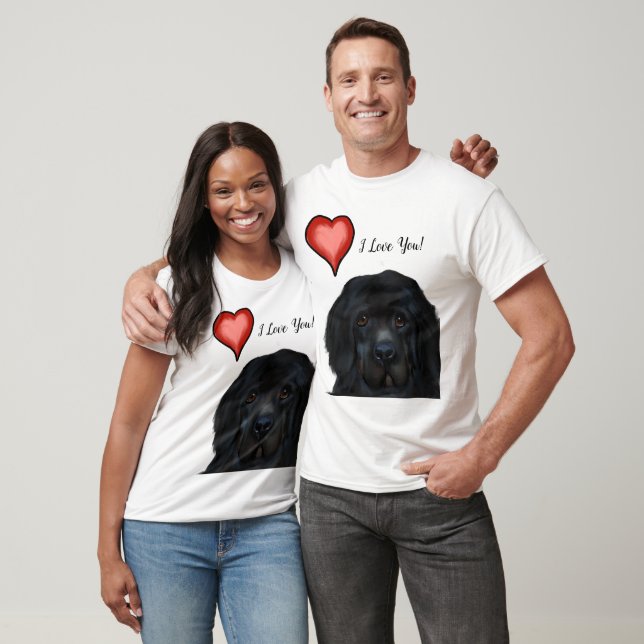 Newfoundlandshund     t shirt (Unisex)