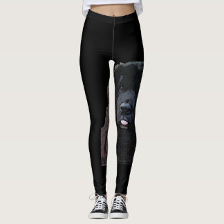Newfy tecknaddamasker leggings