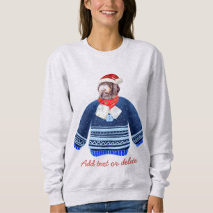 Newfypoo Familj Jul Ful Jul Hund Mamma T Shirt