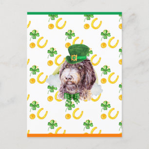 Newfypoo Shamrock St. Patrick's Day Helg Vykort