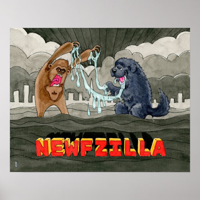 Newfzilla Poster (Framsidan)