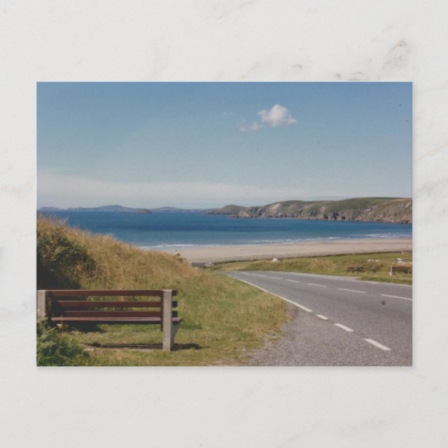 Newgale Beach, Pembrokeshire. Vykort (Framsida)