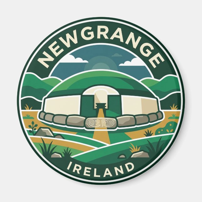 Newgrange Irland Magnet (Framsidan)