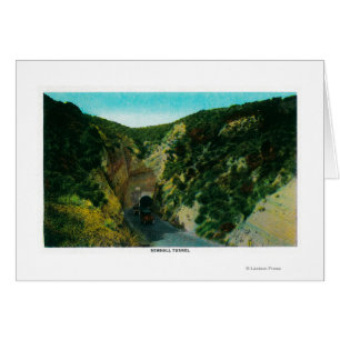 Newhall-tunneln på Ridge RouteRidge Route, CA Hälsningskort