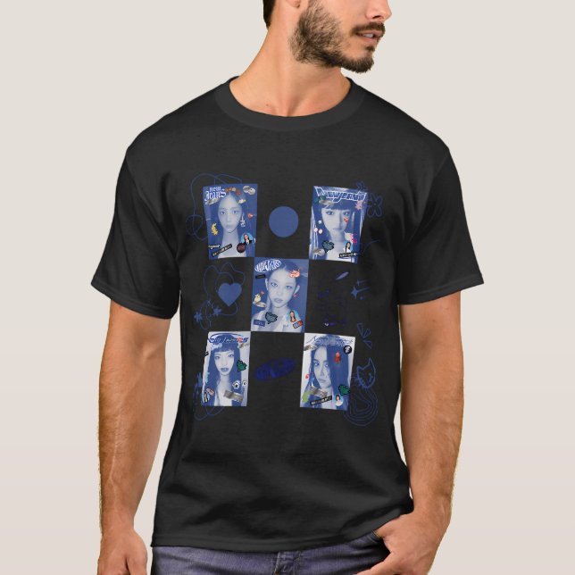 Newjeans Blå Bok Ep T Shirt (Framsida)