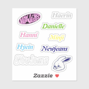 Newjeans Vinyl Stickers Klistermärken