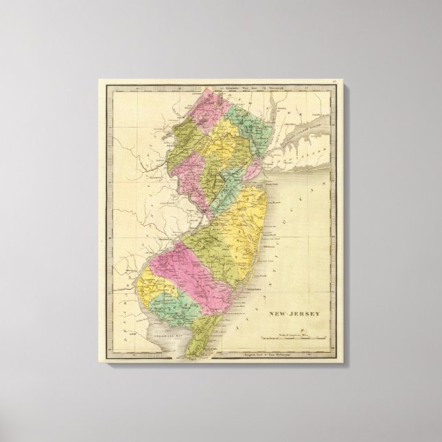 NewJersey Canvastryck (Framsida)