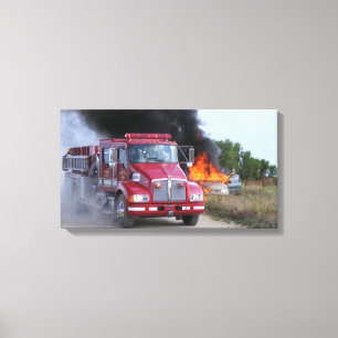Newkirk Fire Canvastryck
