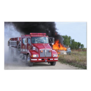 Newkirk Fire Lastbil Poster