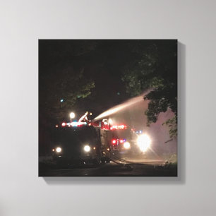 Newkirk Firetrucks Canvastryck