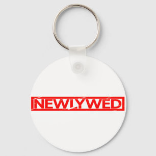 Newlyged Frimärke Nyckelring