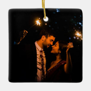 Newlyged Gift, jul, Mr. Mrs. Julgransprydnad Keramik