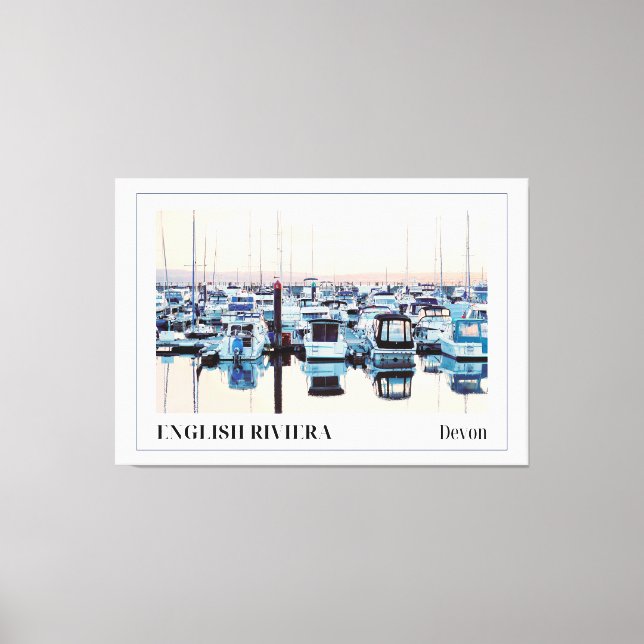 Newlyn Harbour, Cornwall Canvastryck (Framsida)