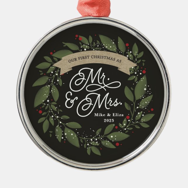 Newlywed Christmas Ornament Gift (Framsidan)