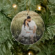 Newlyweds Ny gifta Ornament Bröllop Date Foto (Tree)