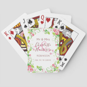 Newlyweds och Personlig Bröllop Gift Casinokort