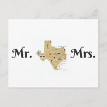 Newlyweds Postcards från Texas