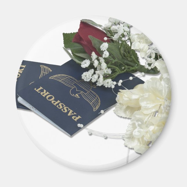 NewlywedsTraveling101610 Magnet (Framsidan)