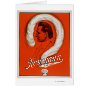 Newmann den underbara trollkarlaffischen #1 hälsningskort