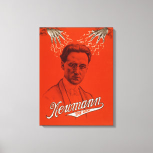 Newmann den underbara trollkarlaffischen #2 canvastryck