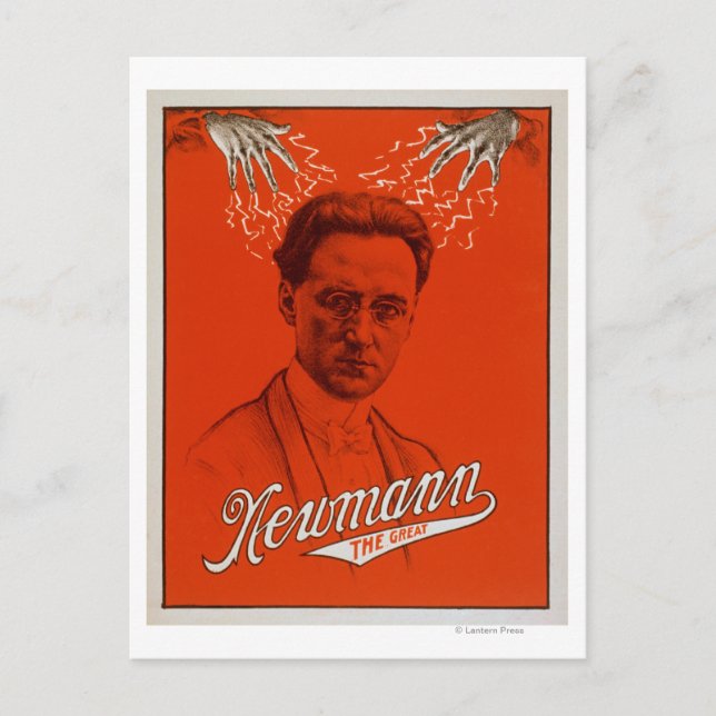 Newmann the Underbar Magician Poster #2 Vykort (Framsida)