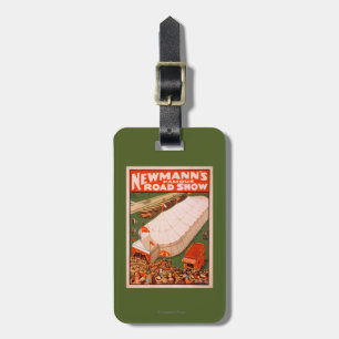 Newmanns berömd magisk affisch för Show för Bagagebricka