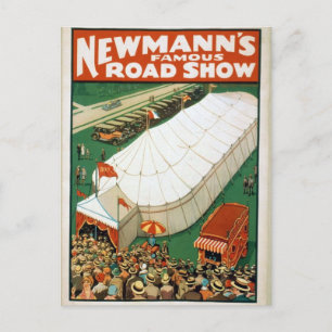 Newmanns Berömd Road Show Vykort