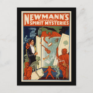 Newmanns underbara spritmysterier vykort