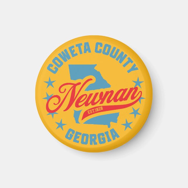 Newnan, Georgien Magnet (Framsidan)