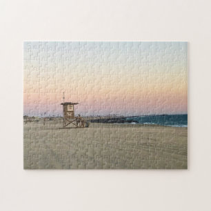 Newport Beach at Sunset, California Pussel