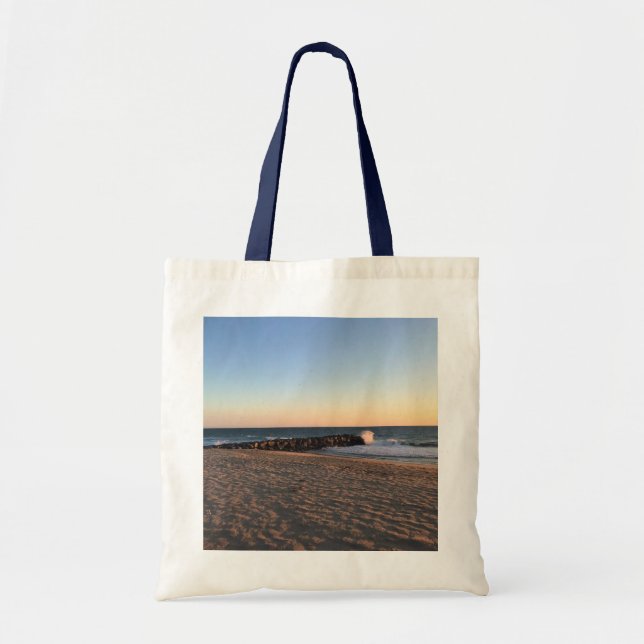 Newport Beach at Sunset, California Tygkasse (Framsidan)