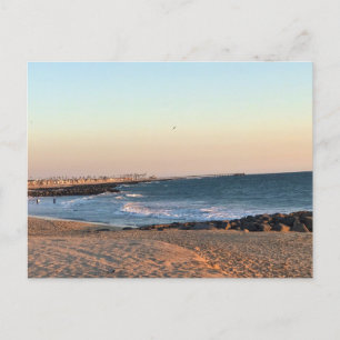 Newport Beach at Sunset, California Vykort