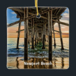 Newport Beach Balboa Pier<br><div class="desc">Snygg Newport Beach i södra Kalifornien med Balboa Pier. Den här två sidans prydnadsföremål är vibrerande med olika vyer och gör ett underbart semesterminne.</div>