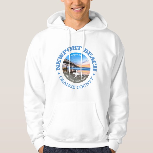 Newport Beach (C) Hoodie (Framsida)