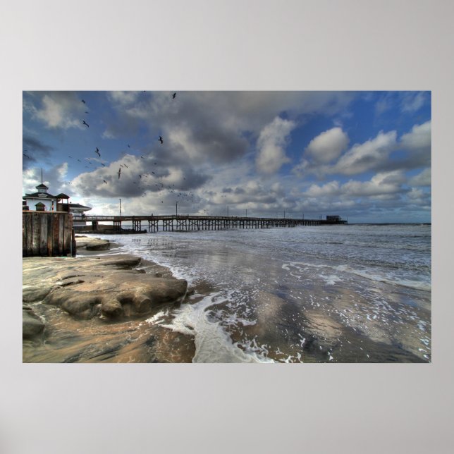 Newport Beach Ca Poster (Framsidan)