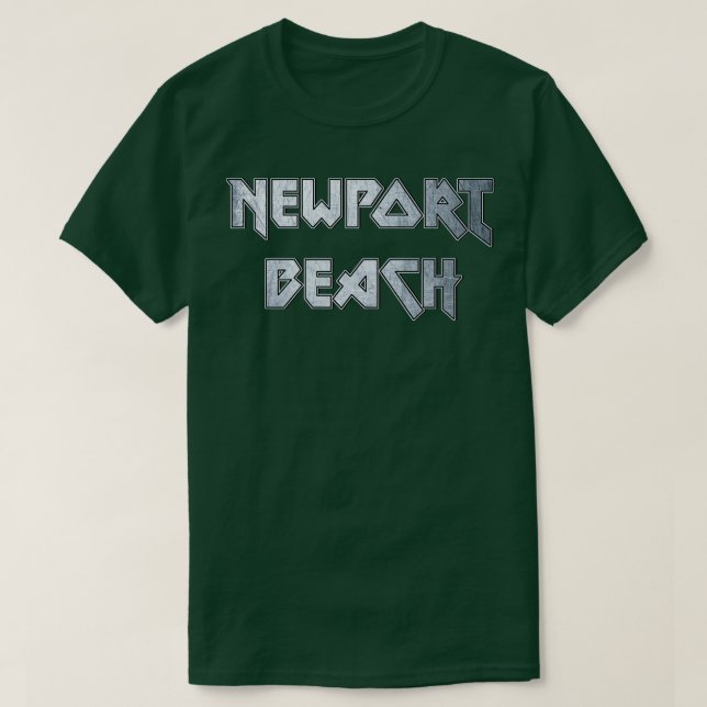 Newport Beach CA T Shirt (Design framsida)