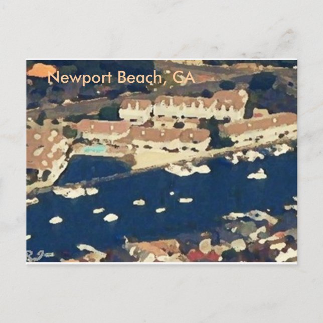 Newport Beach, CA Vykort (Framsida)