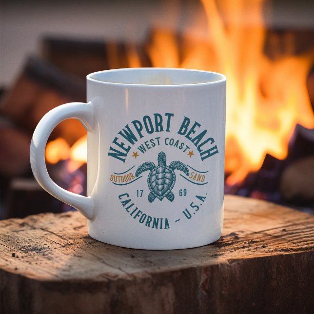 Newport Beach California Coastal Paradise Kaffemugg (Skapare uppladdad)