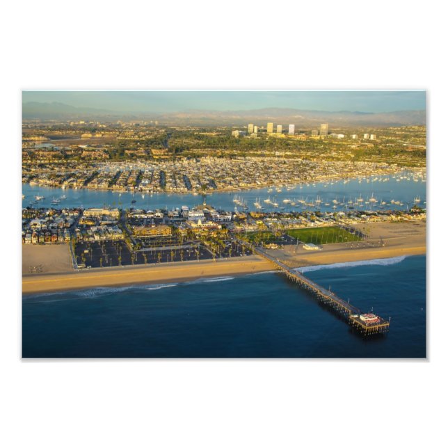 Newport Beach California Fototryck (Framsidan)